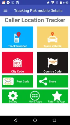 Tracking Pak mobile Details android App screenshot 2